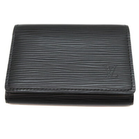 Louis Vuitton Envelope Carte Visite Epi Black - Picture 1 of 6